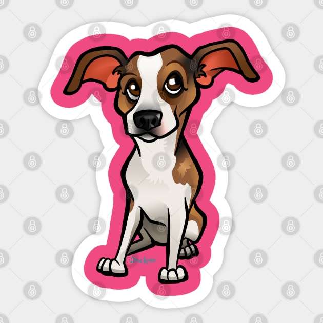 Miso (Beagle) Sticker by binarygod